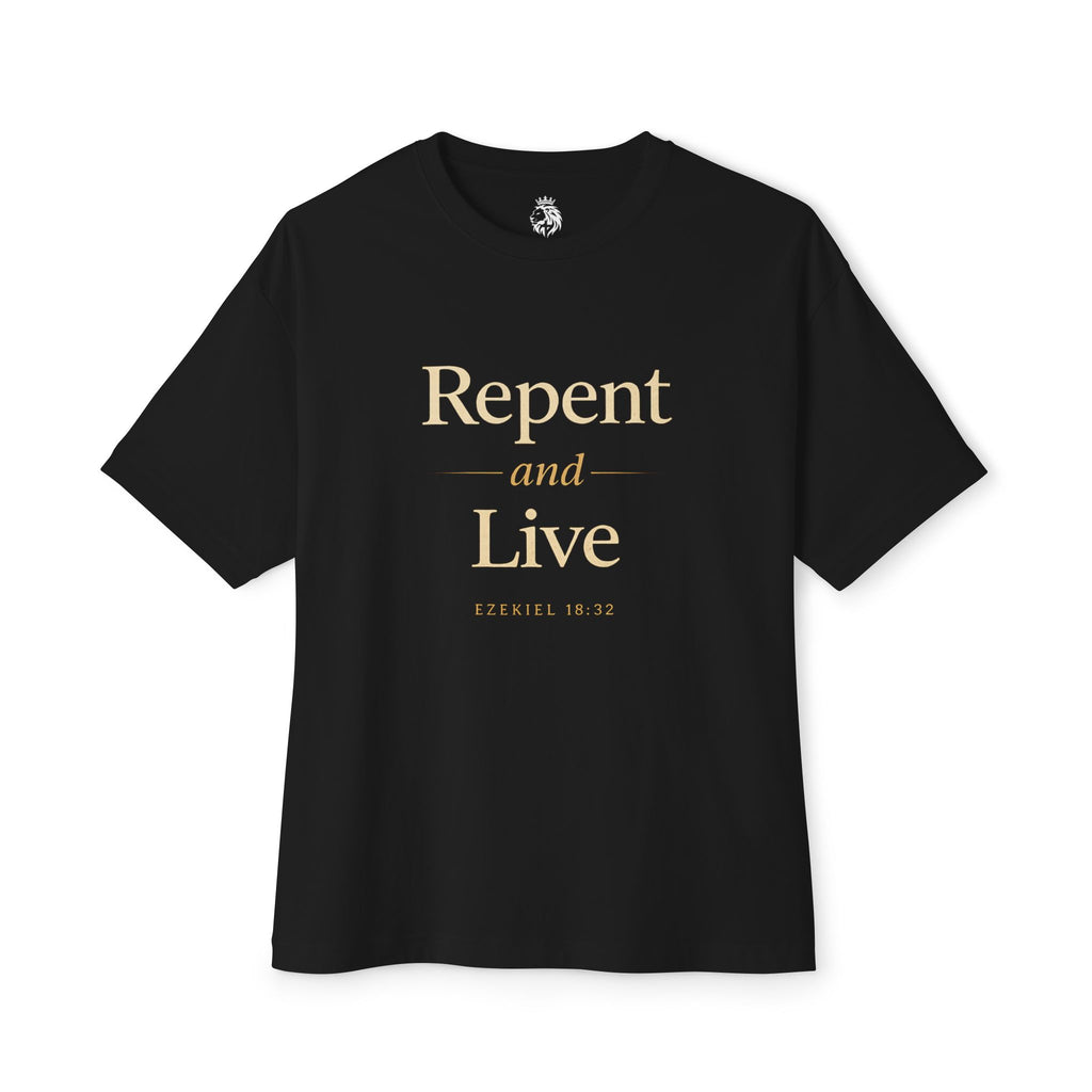 Repent and Live Tee | Premium Christian Streetwear | Ezekiel 18:32