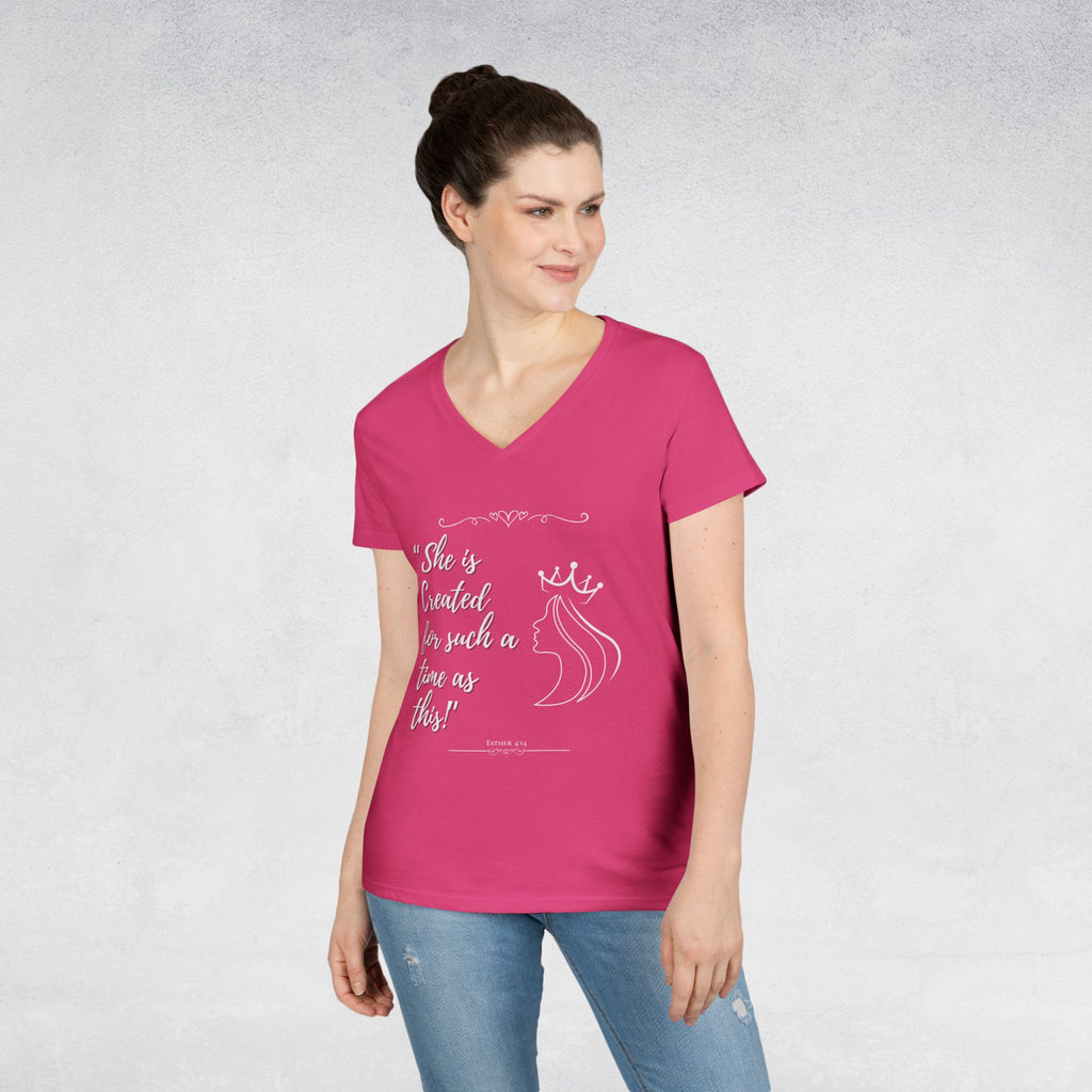 Ladies' V-Neck T-Shirt