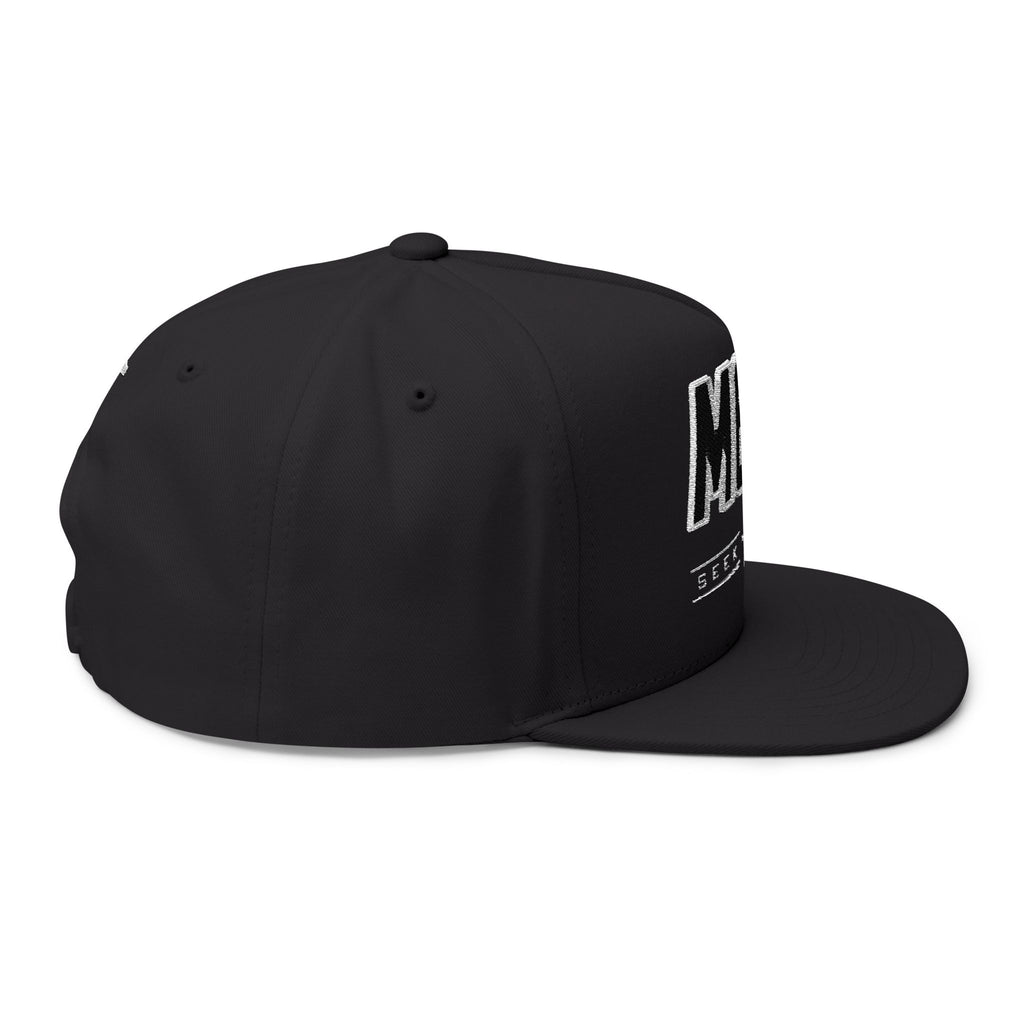 M633 “Seek First” Black Christian Snapback Hat | Matthew 6:33 Faith Streetwear Cap