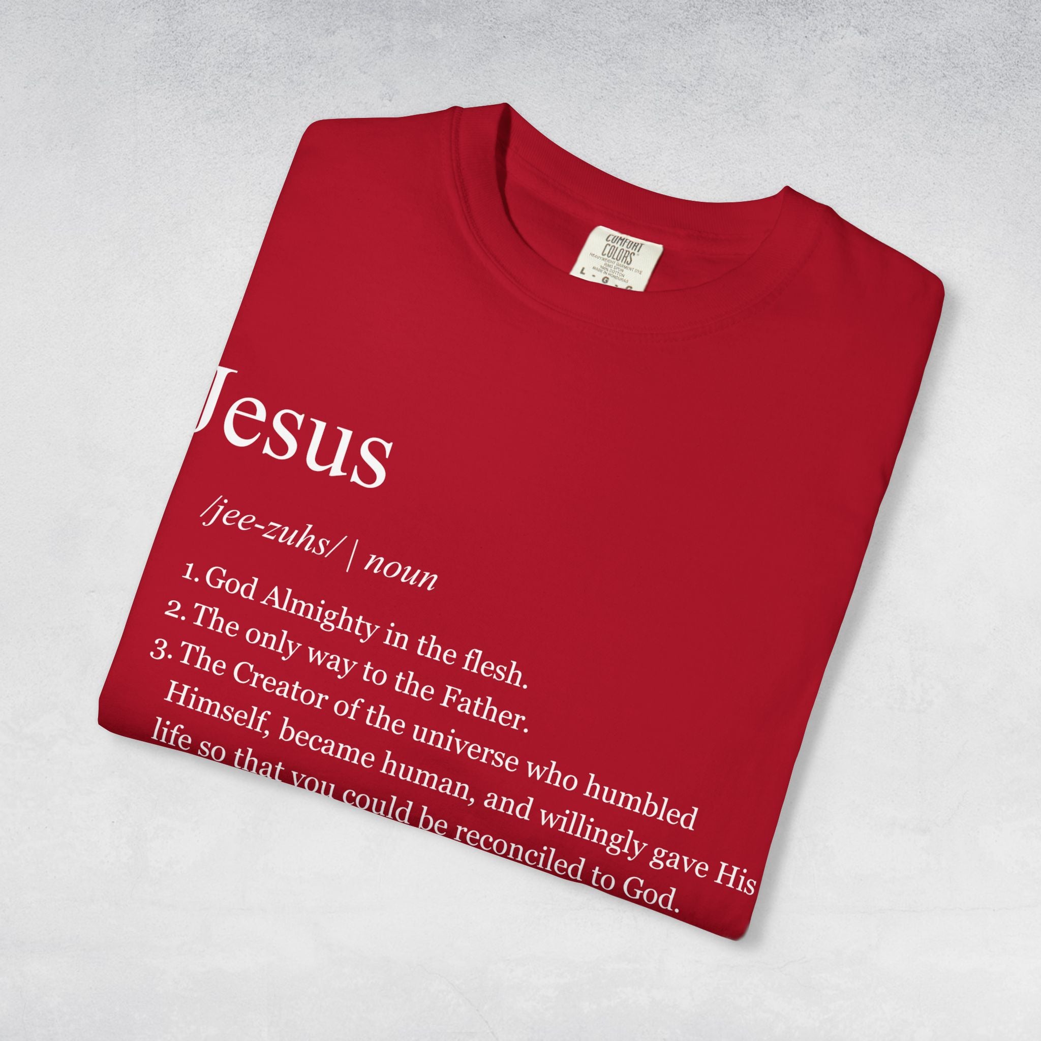 Jesus Definition Christian T-Shirt – God Almighty in the Flesh