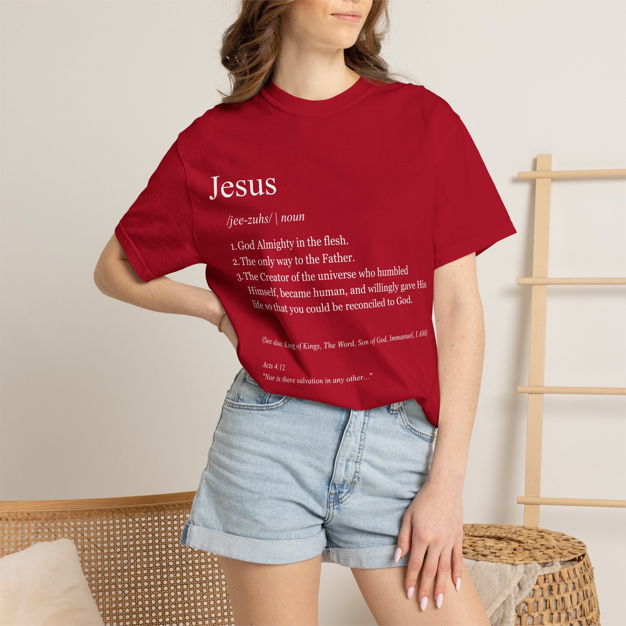 Jesus Definition Christian T-Shirt – God Almighty in the Flesh