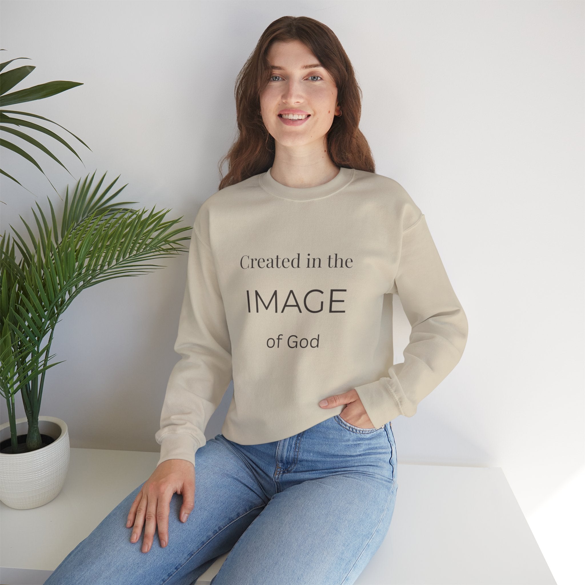 Created in the Image of God — Women’s Crewneck