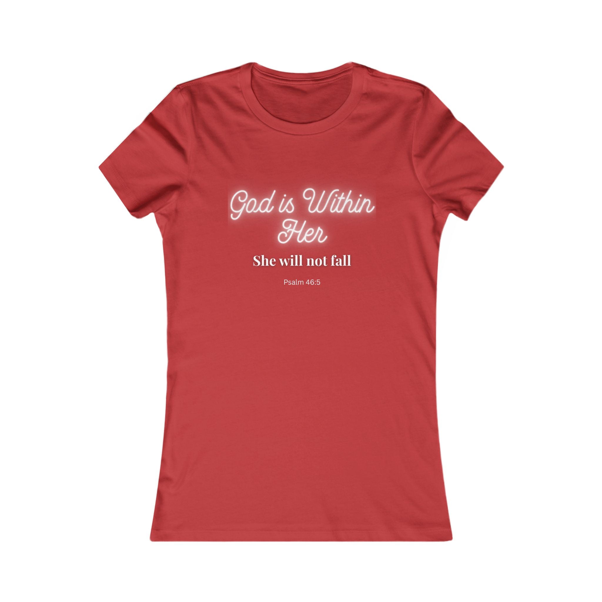Psalm 46:5 Womens Inspirational Tee