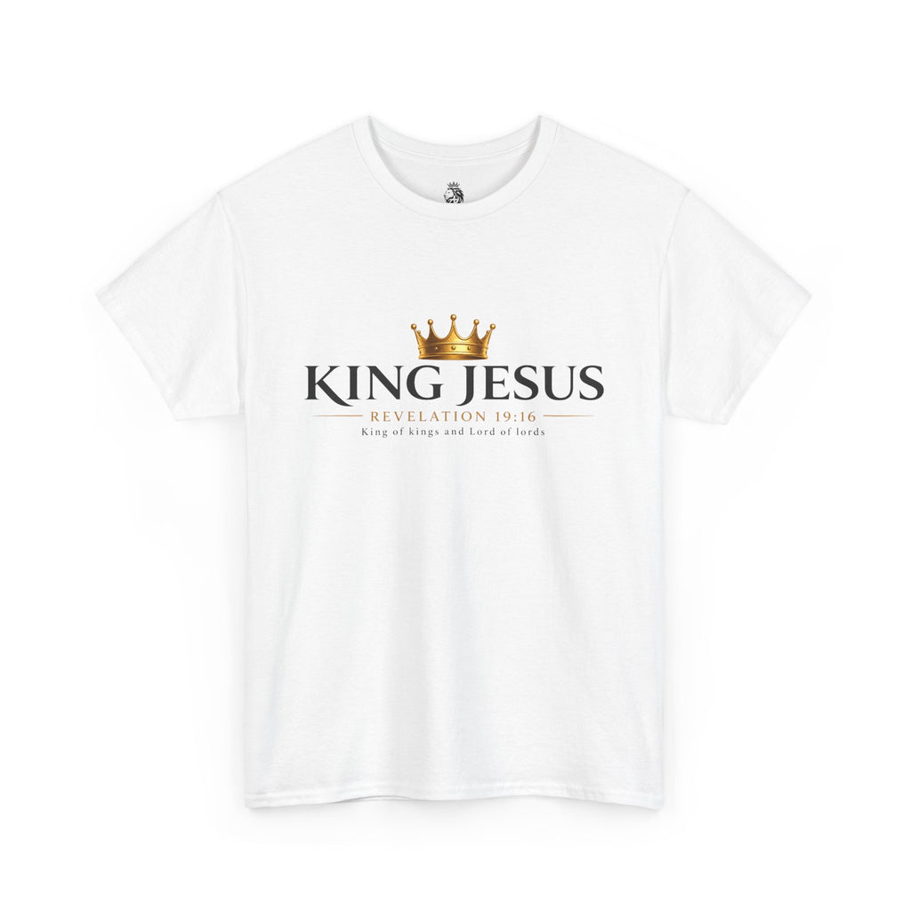 King Jesus Oversized T-Shirt | Christian Graphic Tee | Revelation 19:16