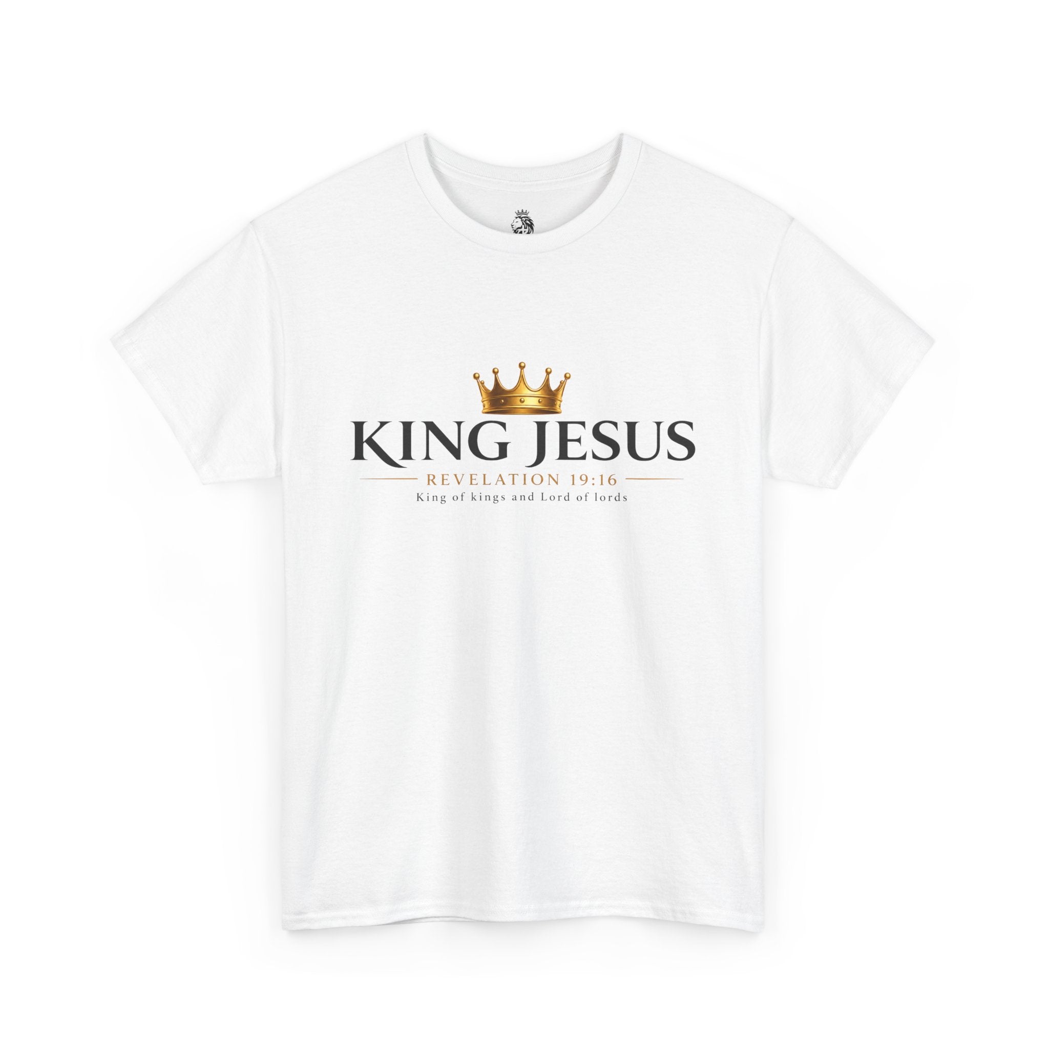 King Jesus Oversized T-Shirt | Christian Graphic Tee | Revelation 19:16