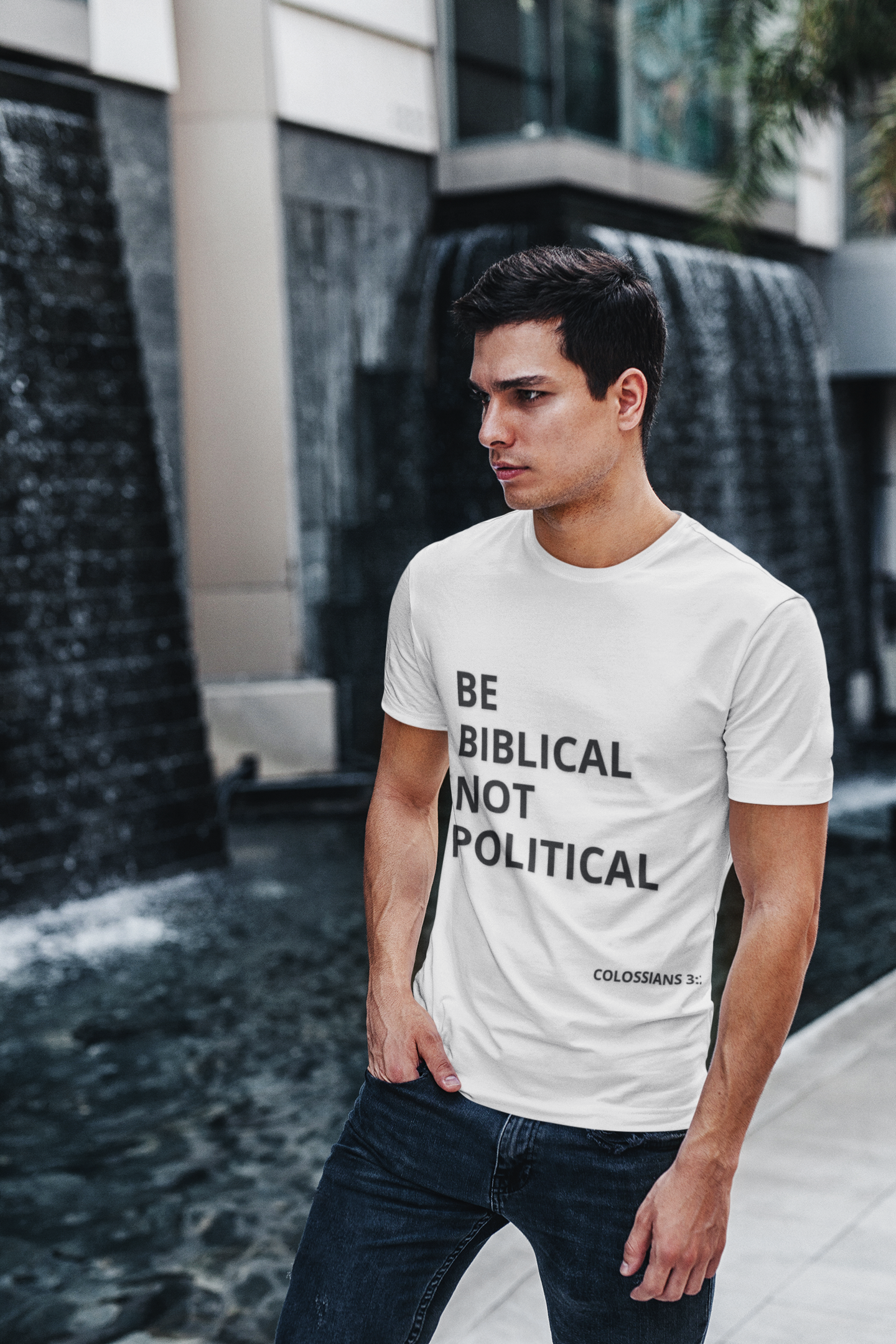 Be Biblical Not Political  Tee| Few Are Chosen