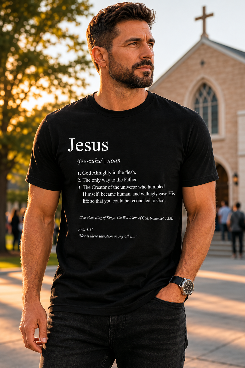 Jesus Definition Christian T-Shirt – God Almighty in the Flesh