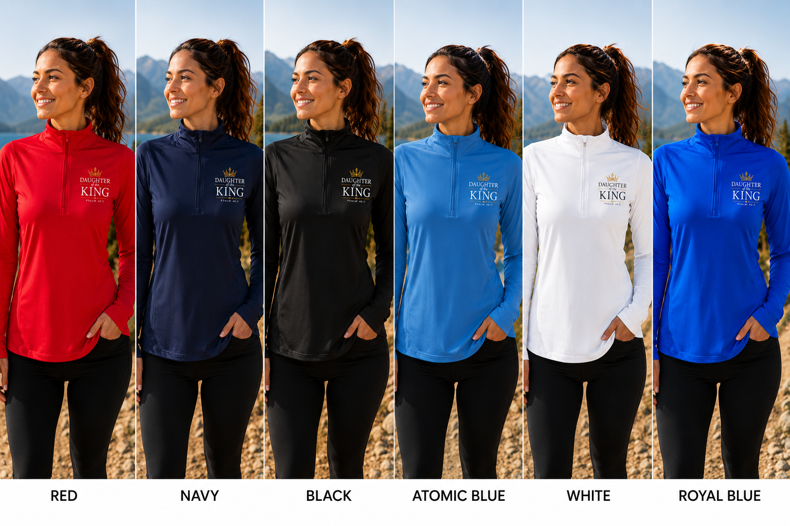 Daughter of the King Women’s Quarter-Zip Pullover