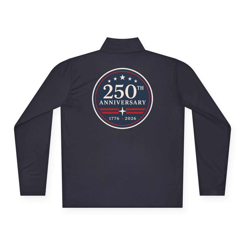 USA 250th Anniversary Quarter-Zip Pullover | 1776–2026 Patriotic Athletic Wear