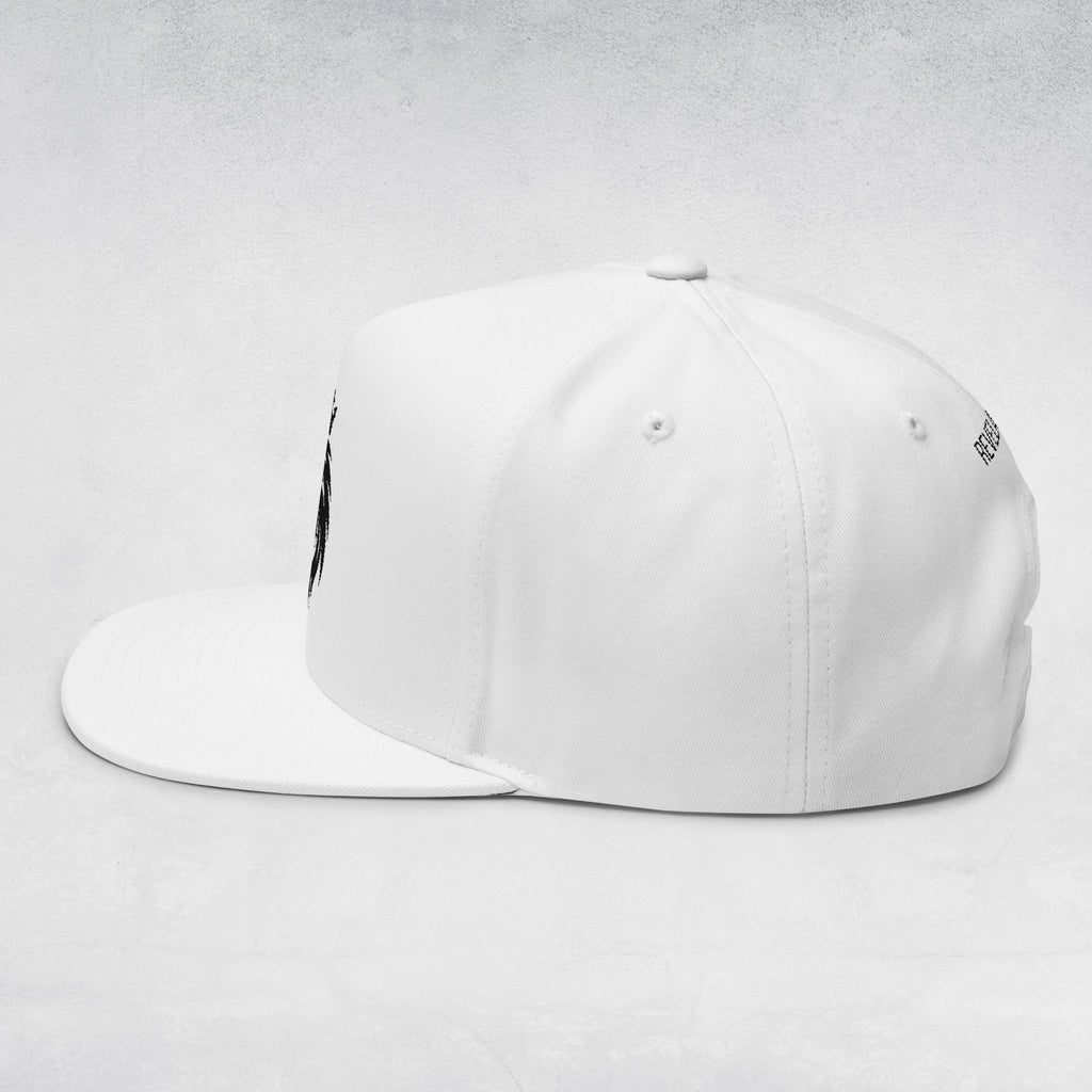 Majestic Lion of Judah Flat Bill Cap | Embroidered Crown Snapback Hat | Revelation 5:5 | Christian Streetwear & Gift