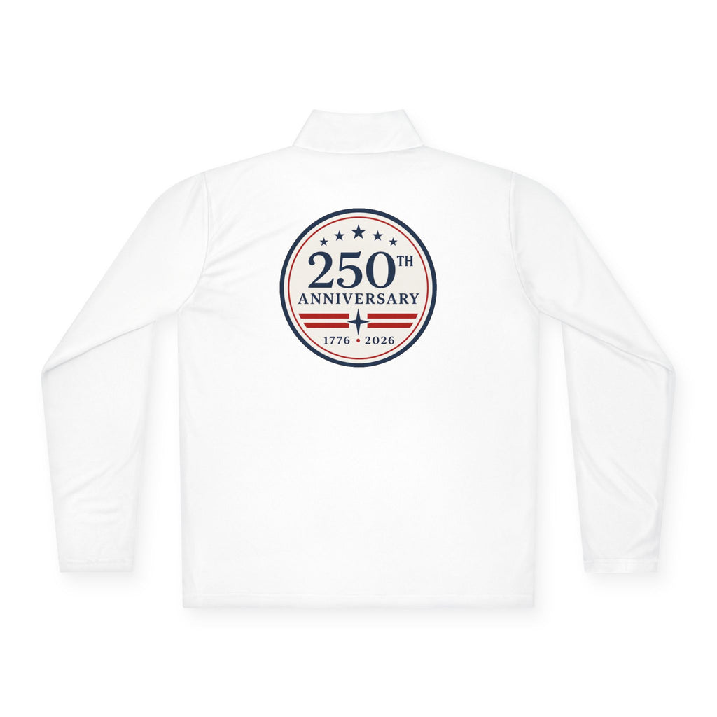 USA 250th Anniversary Quarter-Zip Pullover | 1776–2026 Patriotic Athletic Wear