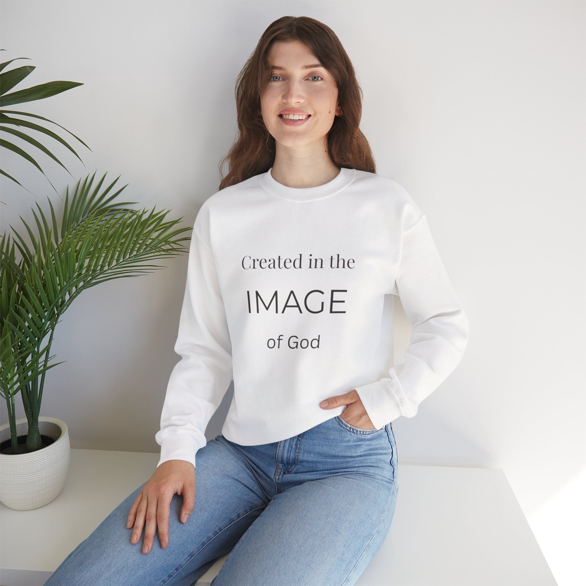 Created in the Image of God — Women’s Crewneck