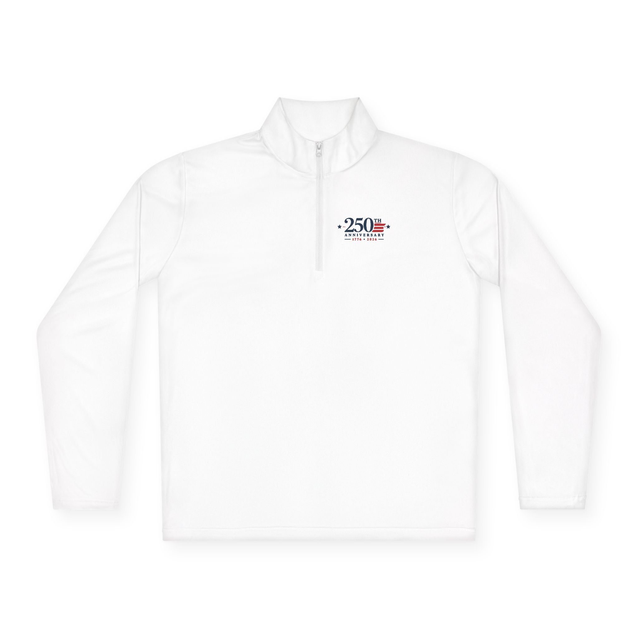 USA 250th Anniversary Quarter-Zip Pullover | 1776–2026 Patriotic Athletic Wear