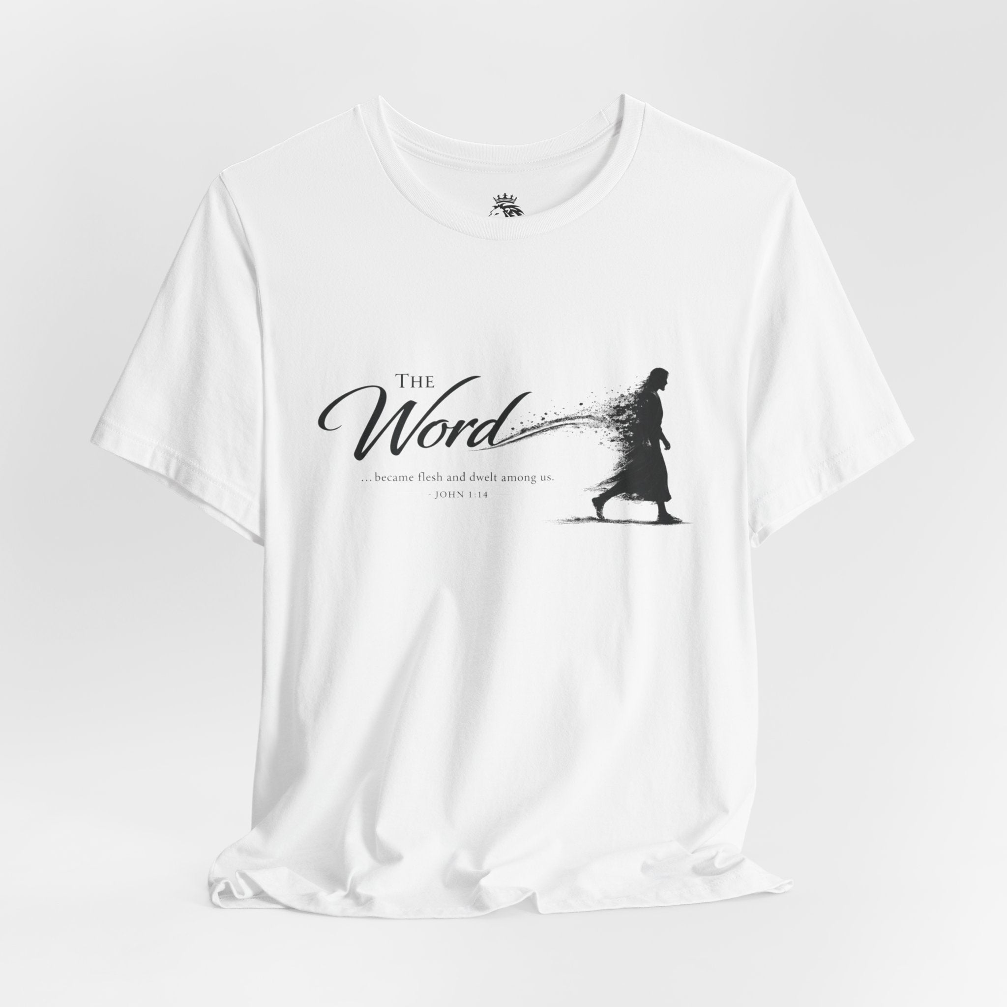 The Word Tee — Inspirational Christian Graphic T-Shirt (Scripture Silhouette)