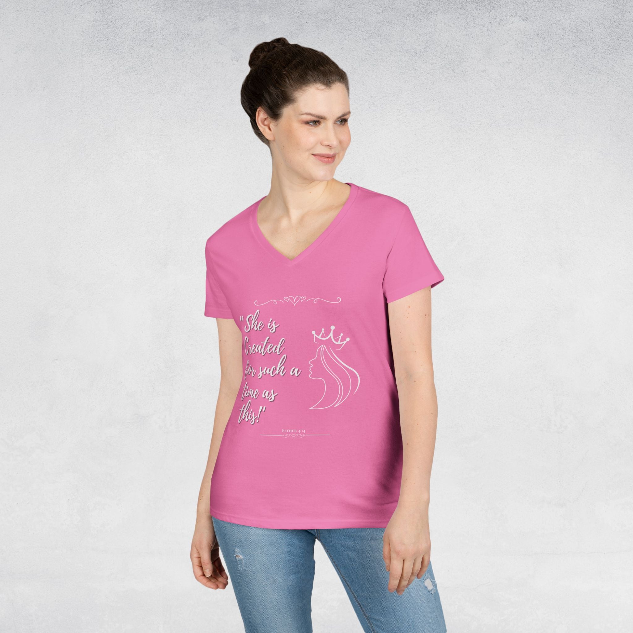 Ladies' V-Neck T-Shirt