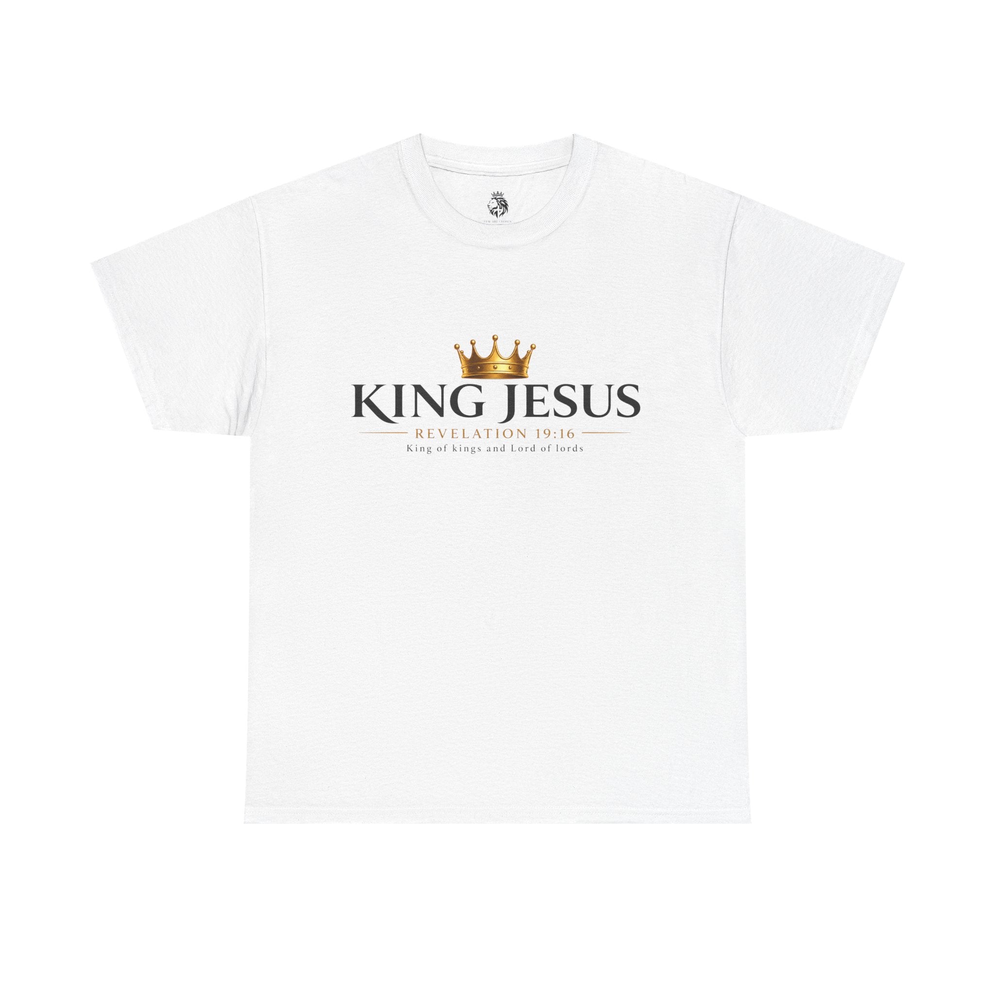 King Jesus Oversized T-Shirt | Christian Graphic Tee | Revelation 19:16