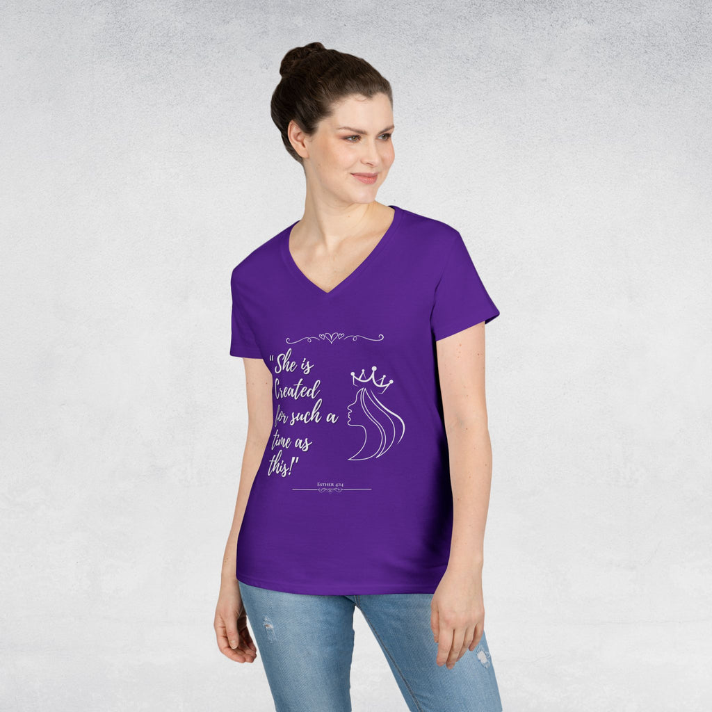 Ladies' V-Neck T-Shirt
