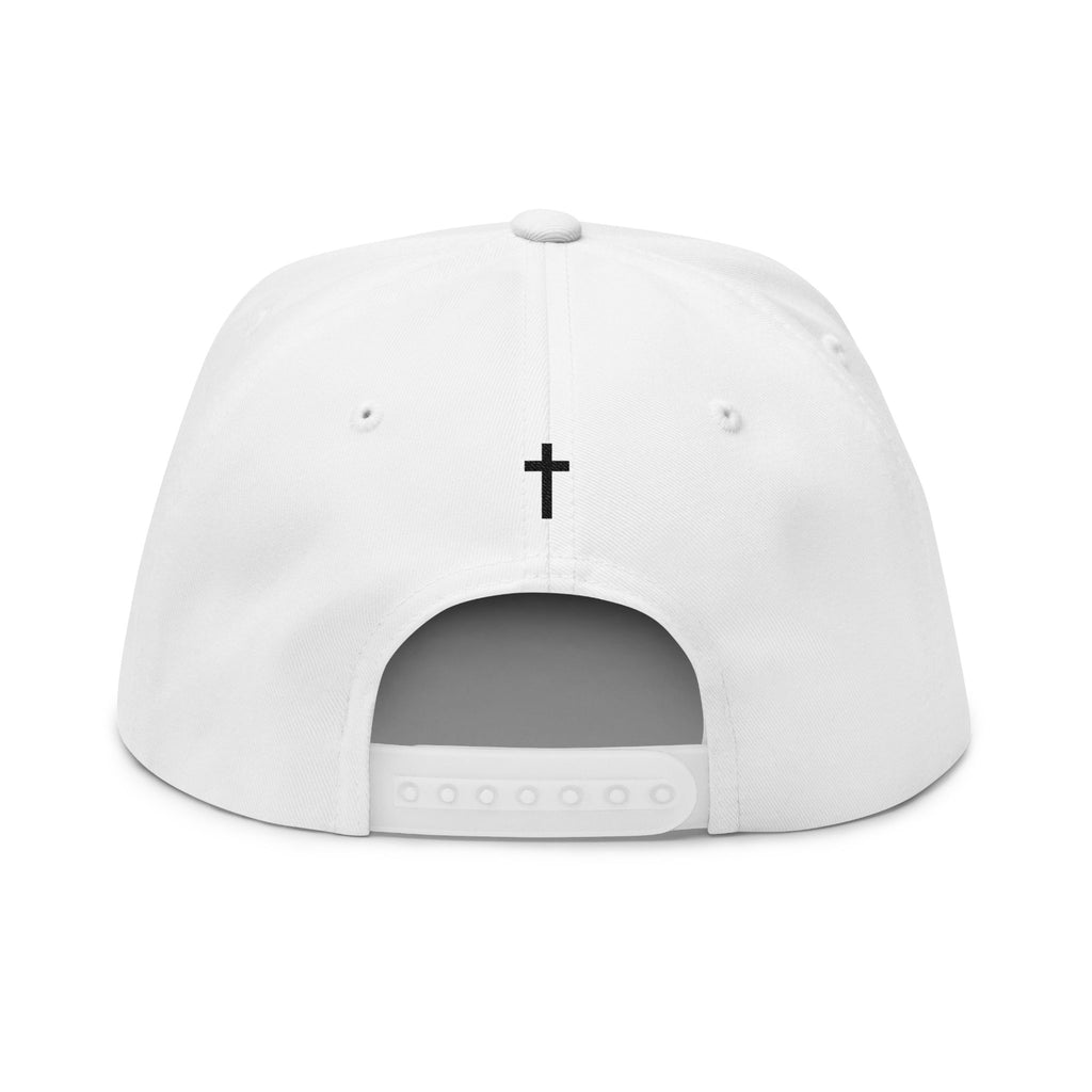 M633 “Seek First” White Christian Snapback Hat | Matthew 6:33 Faith Streetwear Cap
