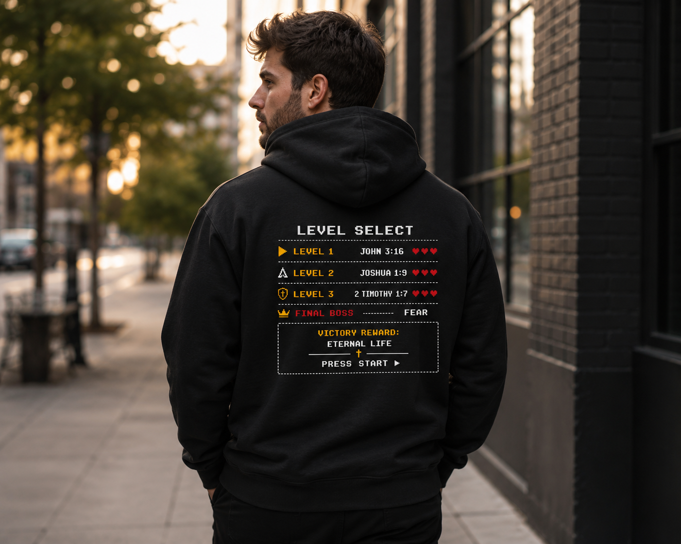 Faith Over Fear Hoodie | Christian Champion® Hoodie | Premium Christian Streetwear