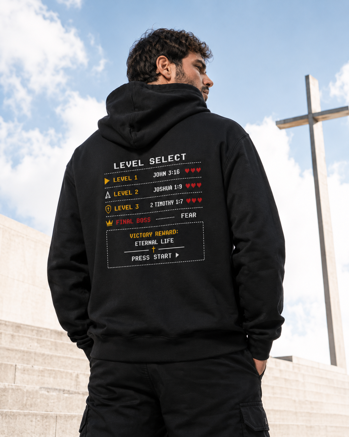 Faith Over Fear Hoodie | Christian Champion® Hoodie | Premium Christian Streetwear