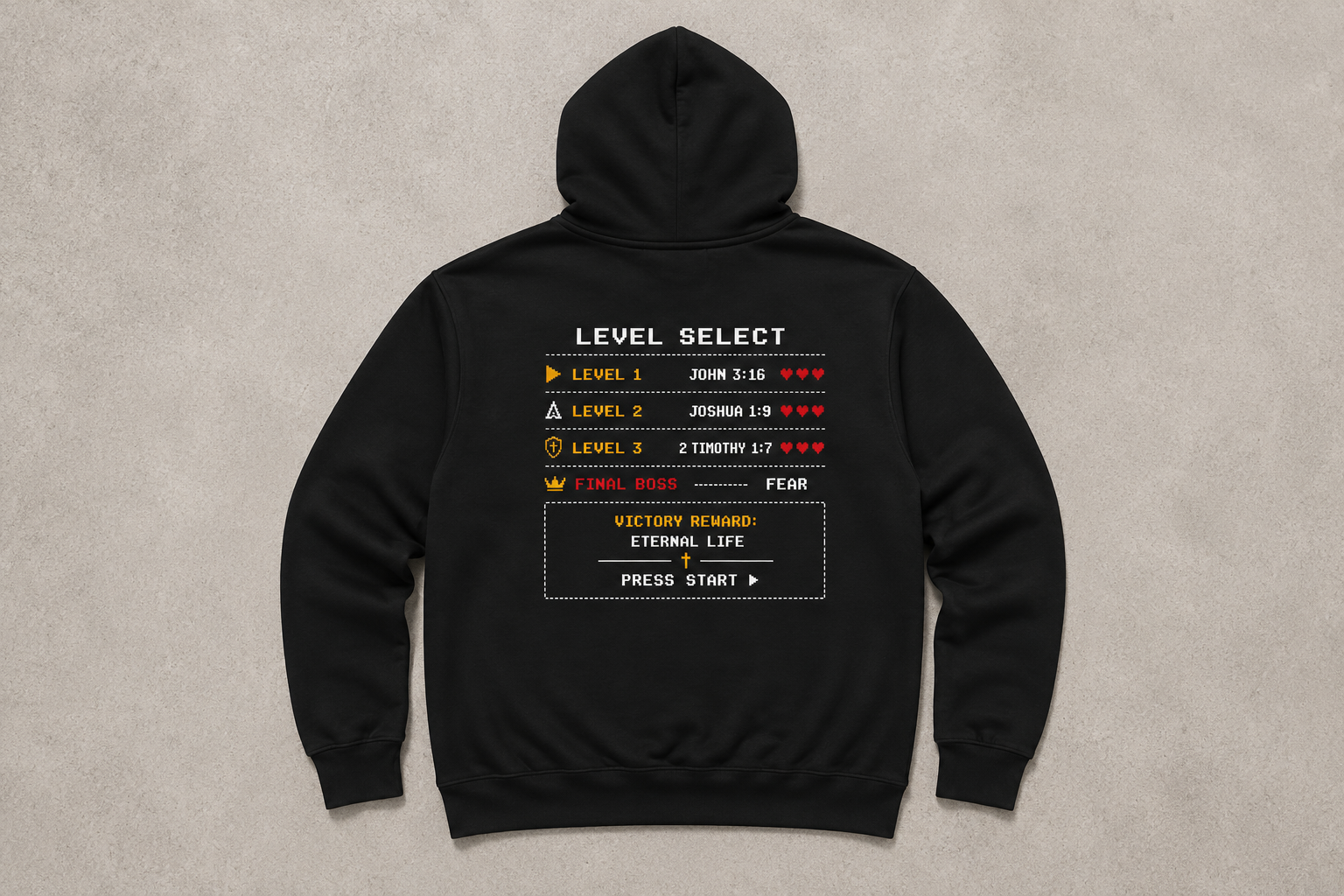 Faith Over Fear Hoodie | Christian Champion® Hoodie | Premium Christian Streetwear