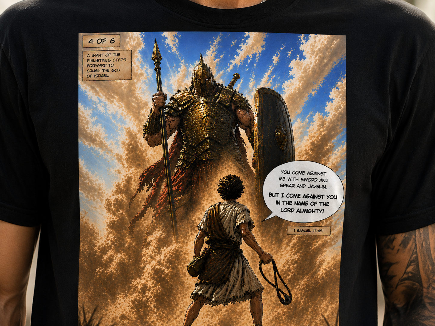 David vs. Goliath T-Shirt | 1 Samuel 17:50