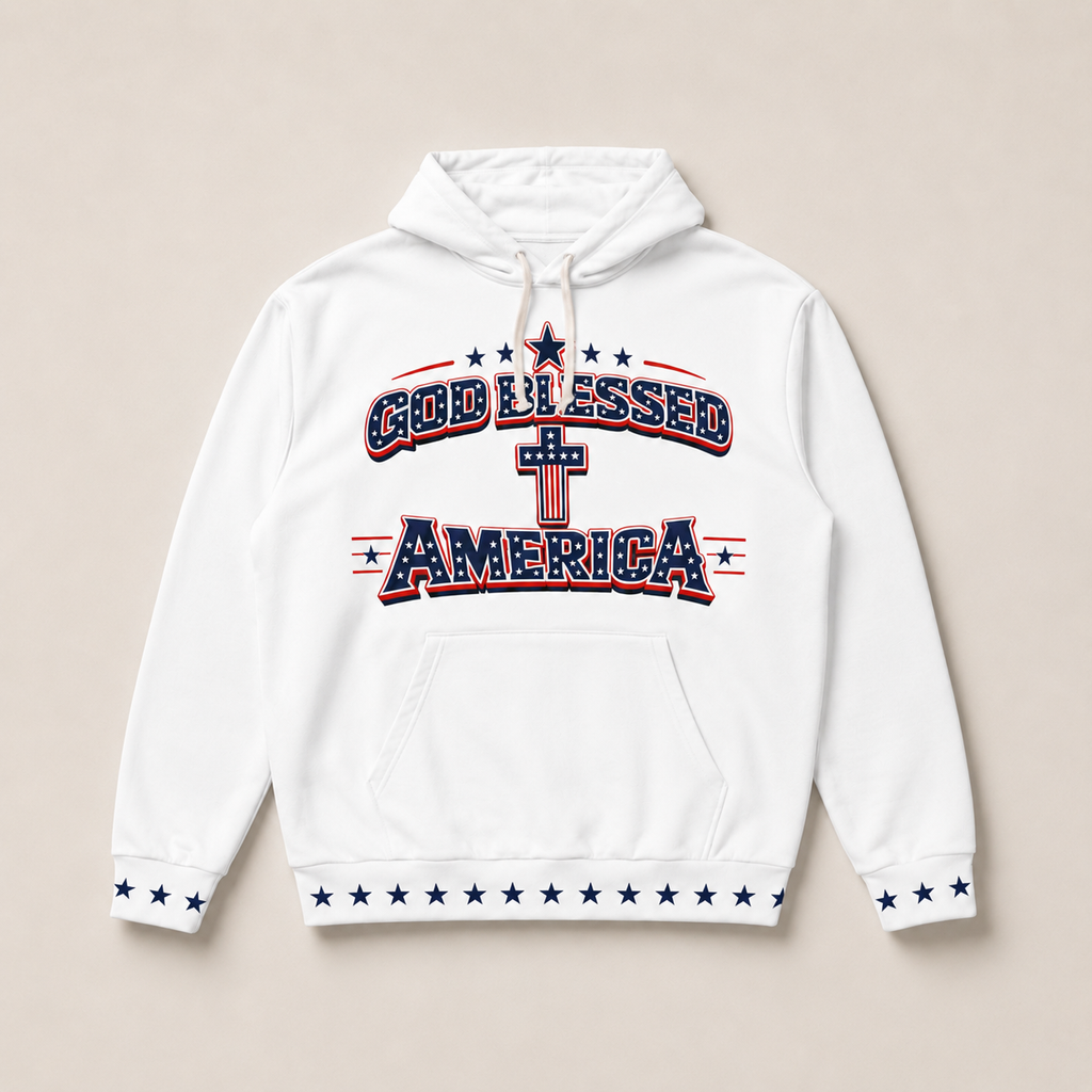 God Blessed America Hoodie | USA 250th Anniversary Pullover