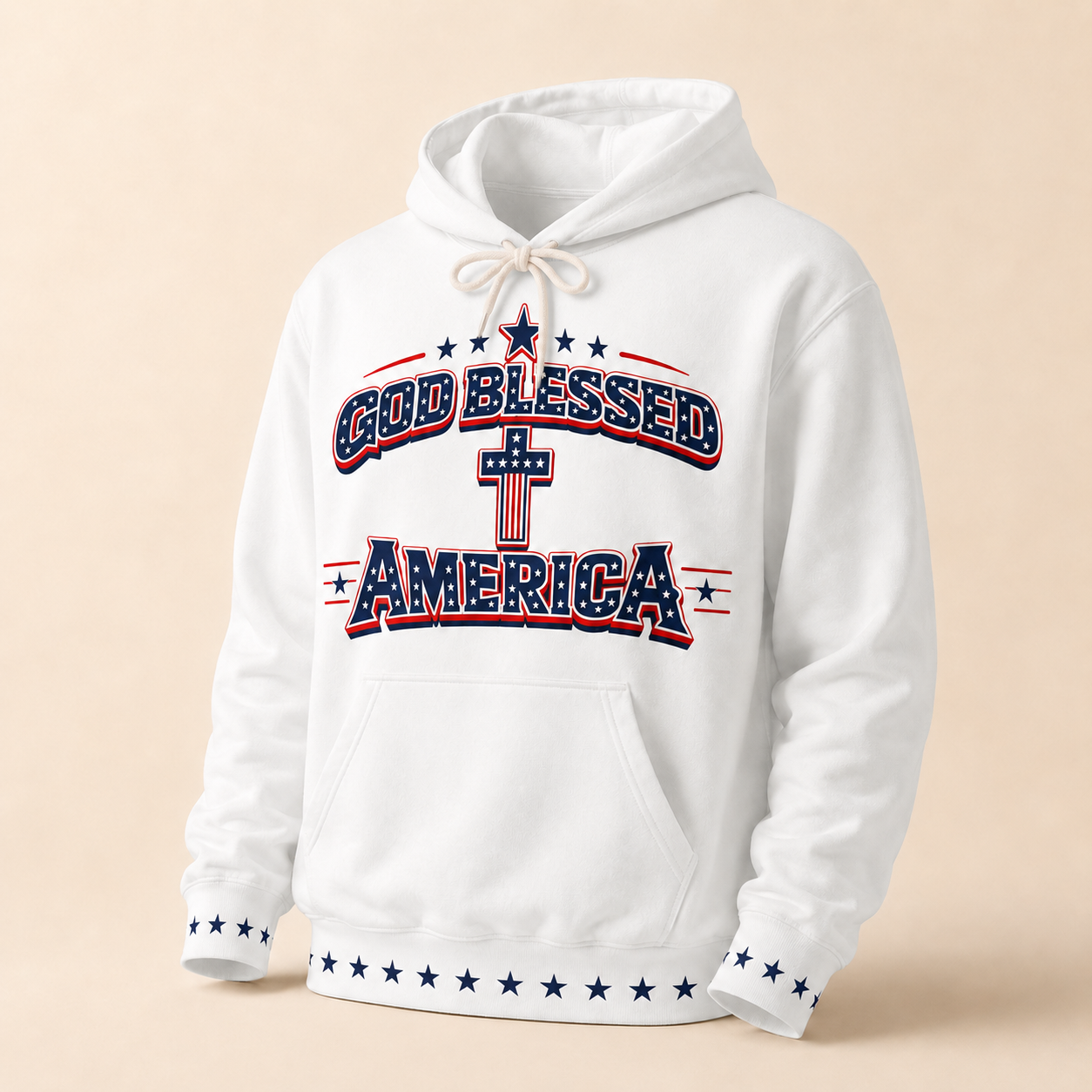 God Blessed America Hoodie | USA 250th Anniversary Pullover