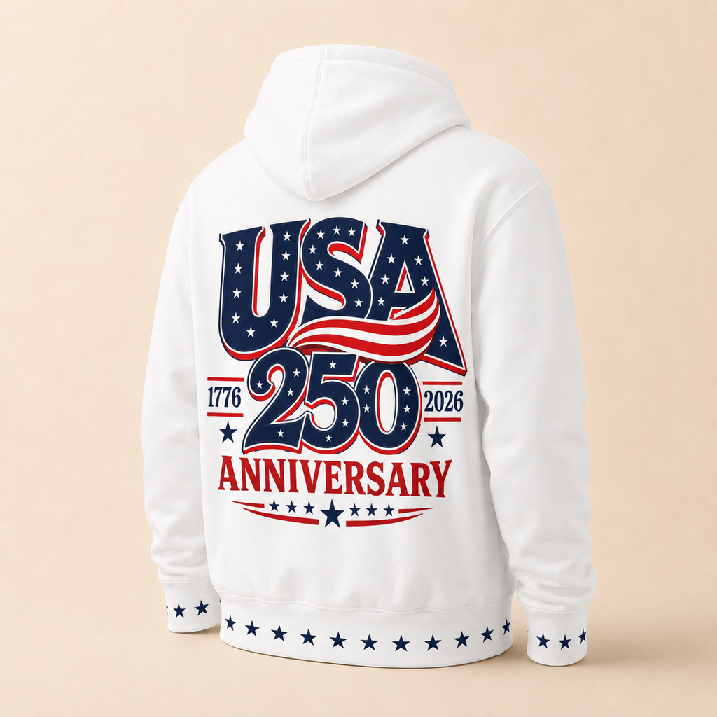 God Blessed America Hoodie | USA 250th Anniversary Pullover
