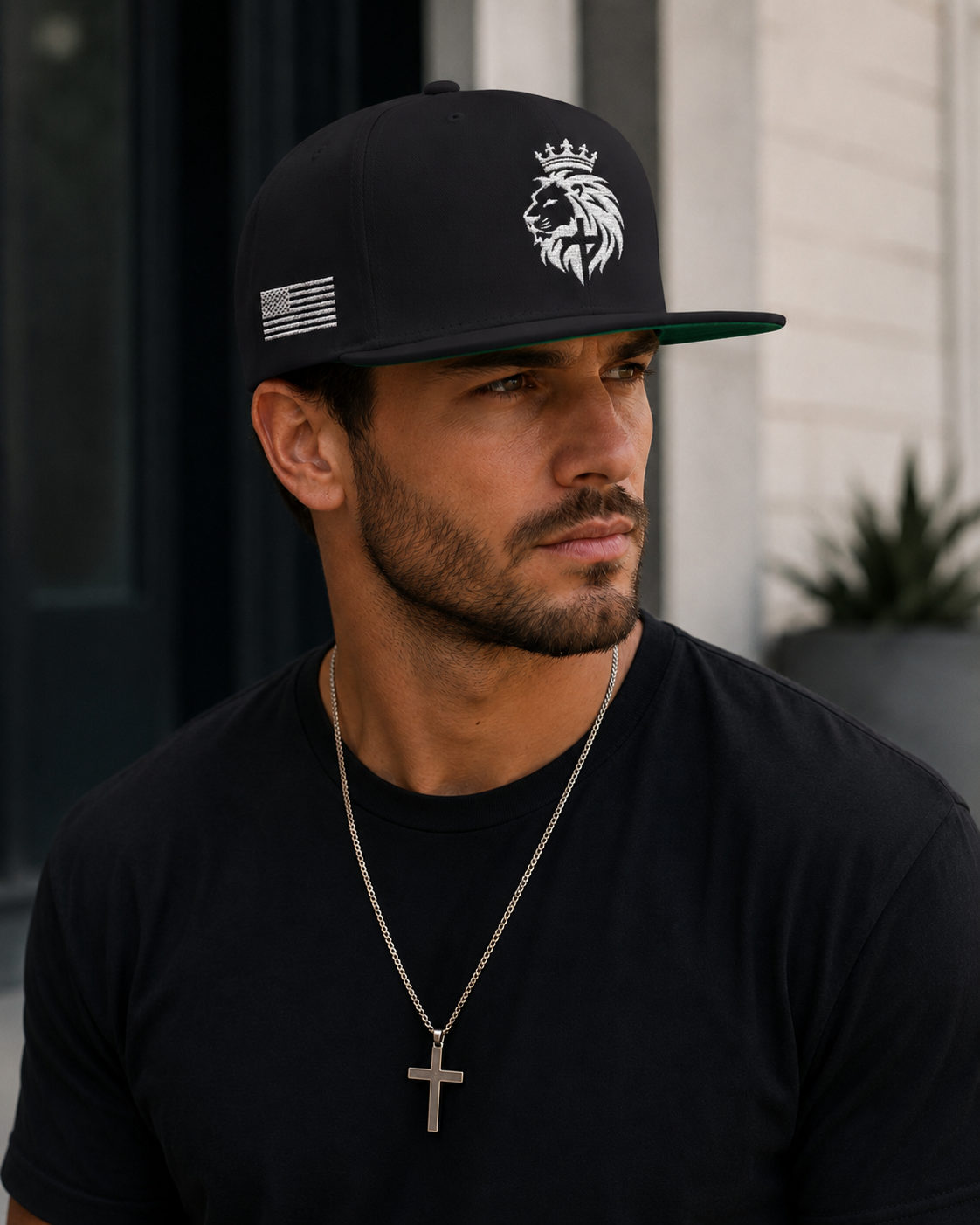 The Lion of Judah Snapback – Black