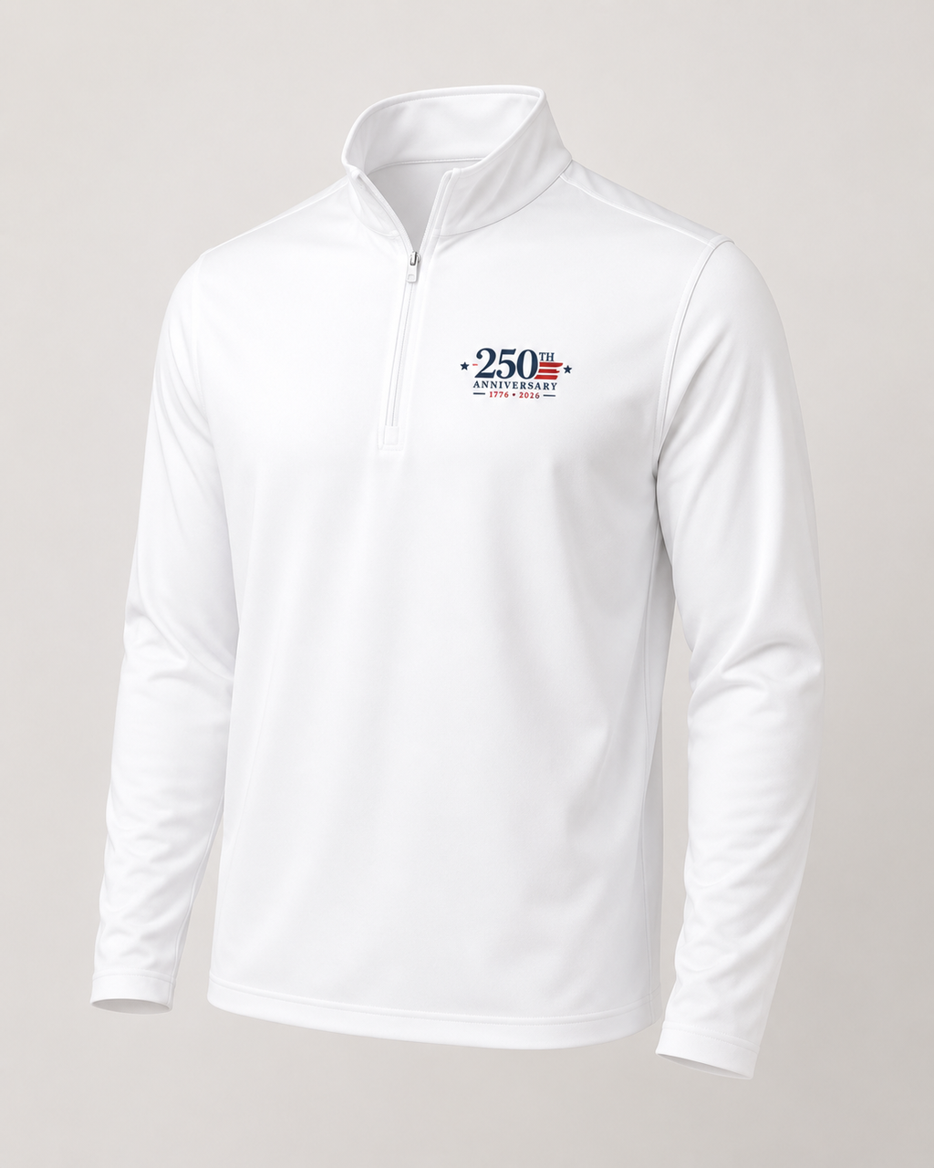 USA 250th Anniversary Quarter-Zip Pullover | 1776–2026 Patriotic Athletic Wear