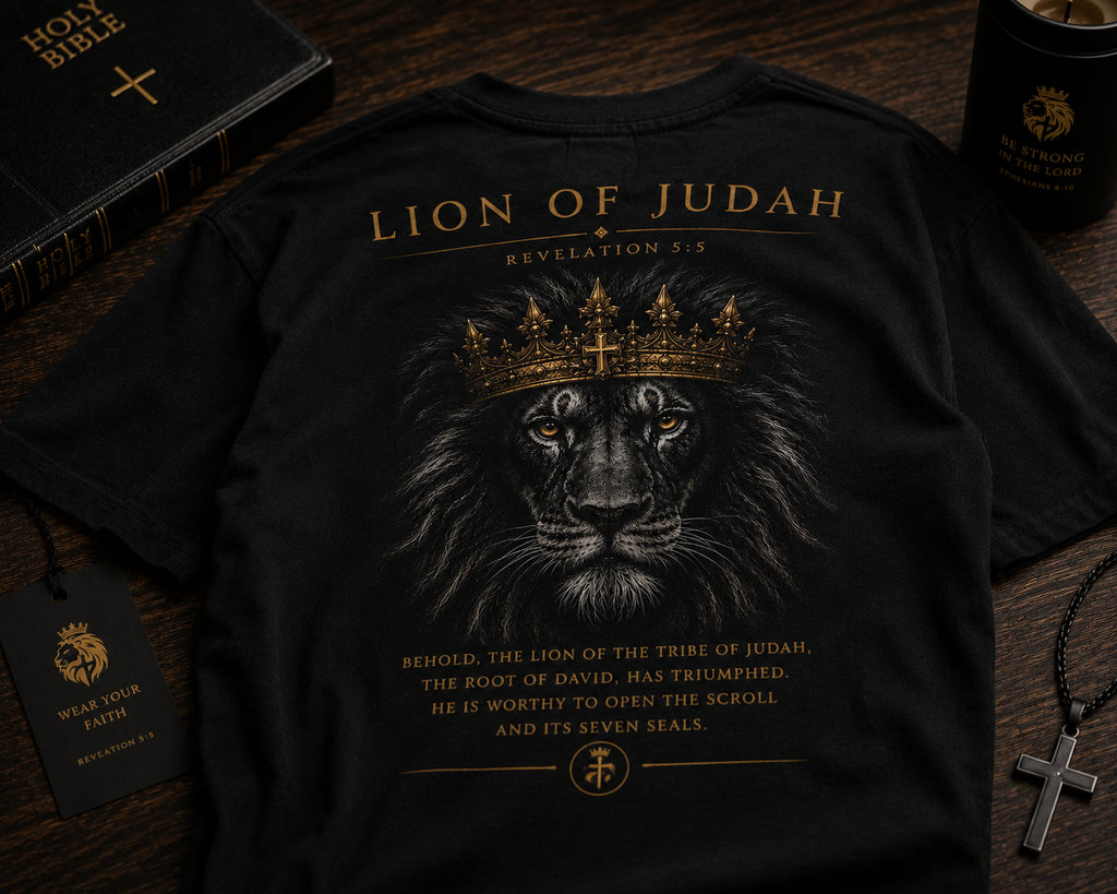 The Crowned Lion of Judah T-Shirt