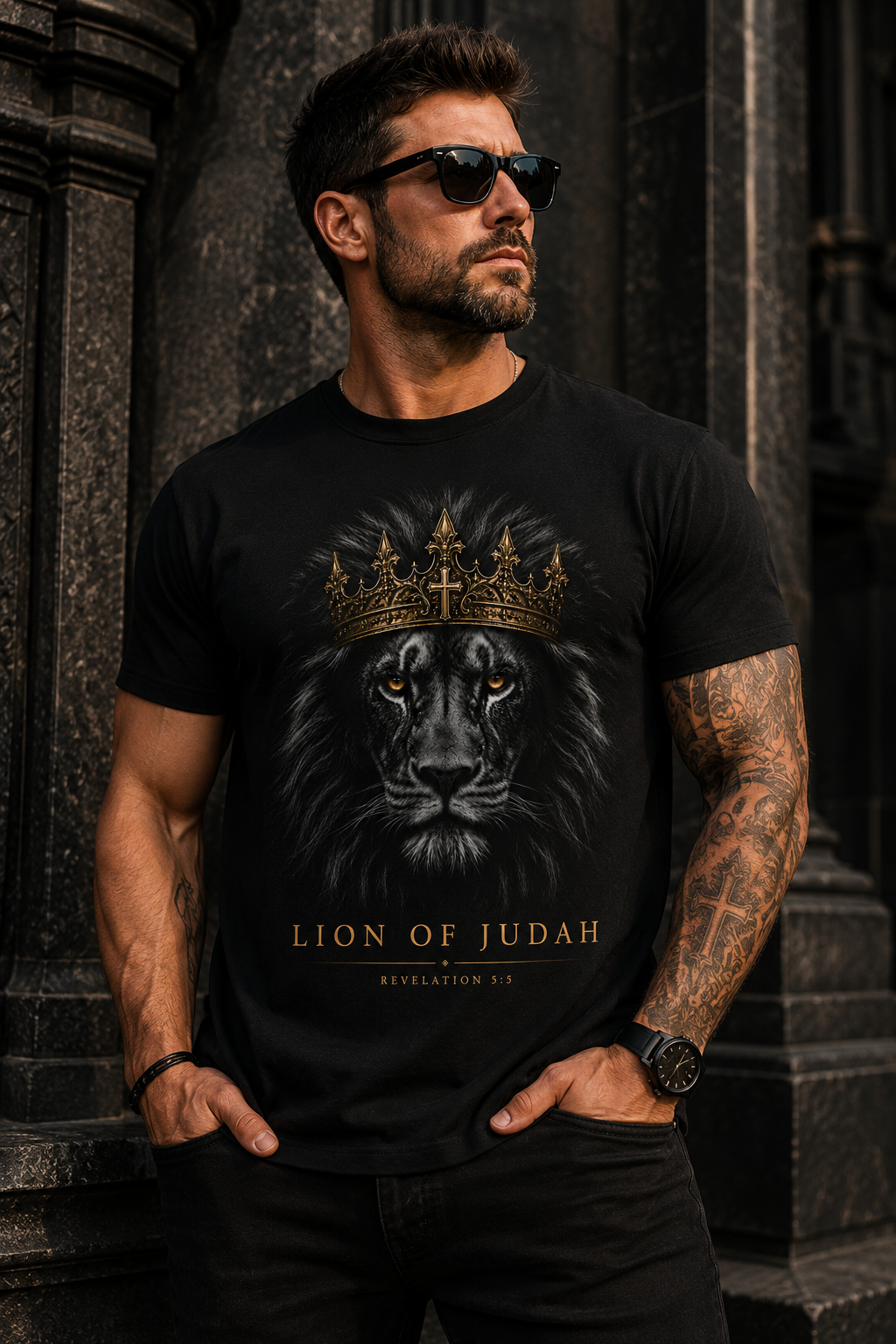 The Crowned Lion of Judah T-Shirt