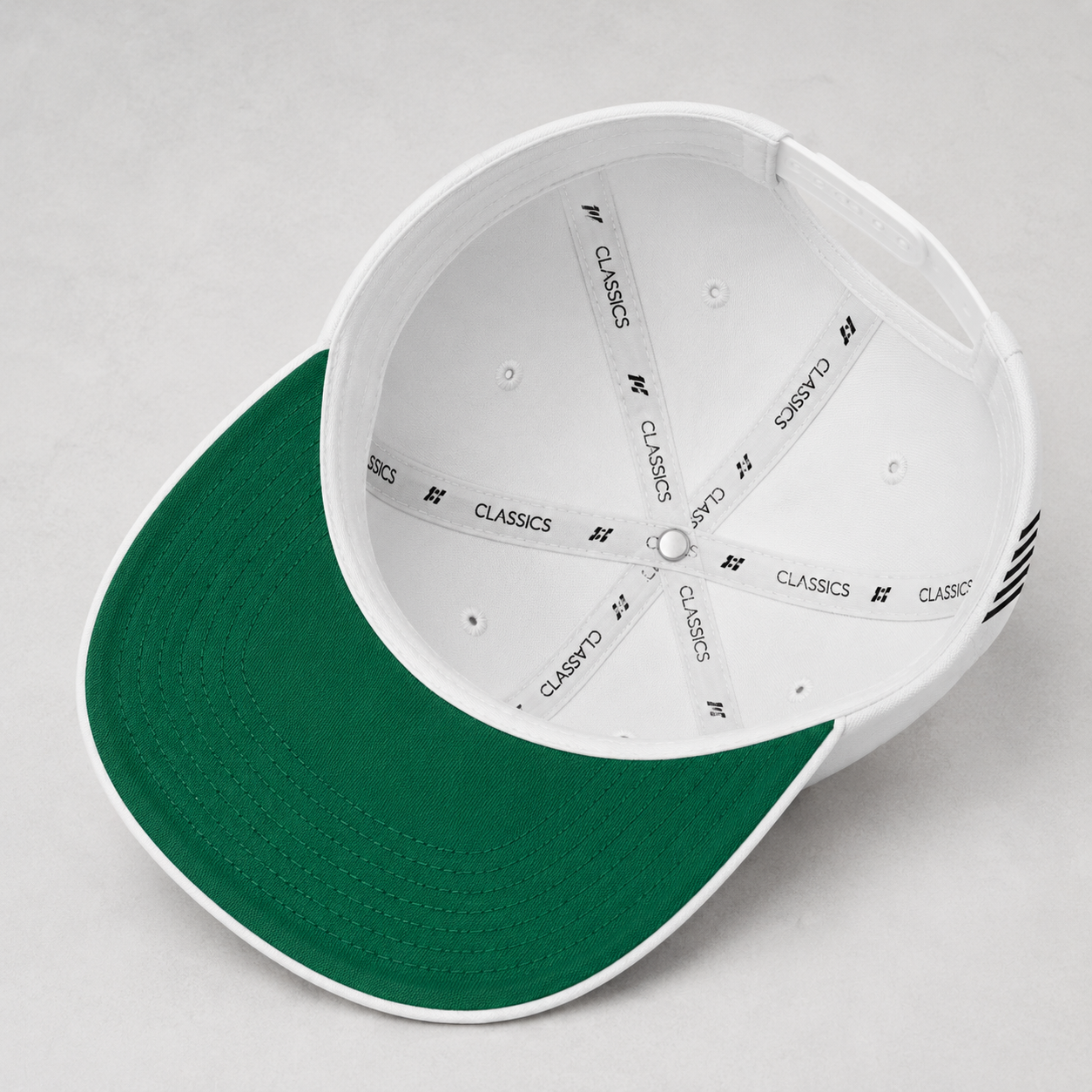 M633 “Seek First” White Christian Snapback Hat | Matthew 6:33 Faith Streetwear Cap
