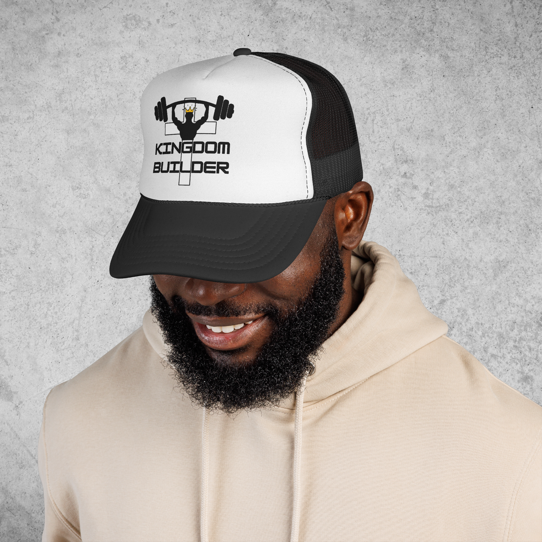 Kingdom Builder Trucker Hat Christian Faith Cap