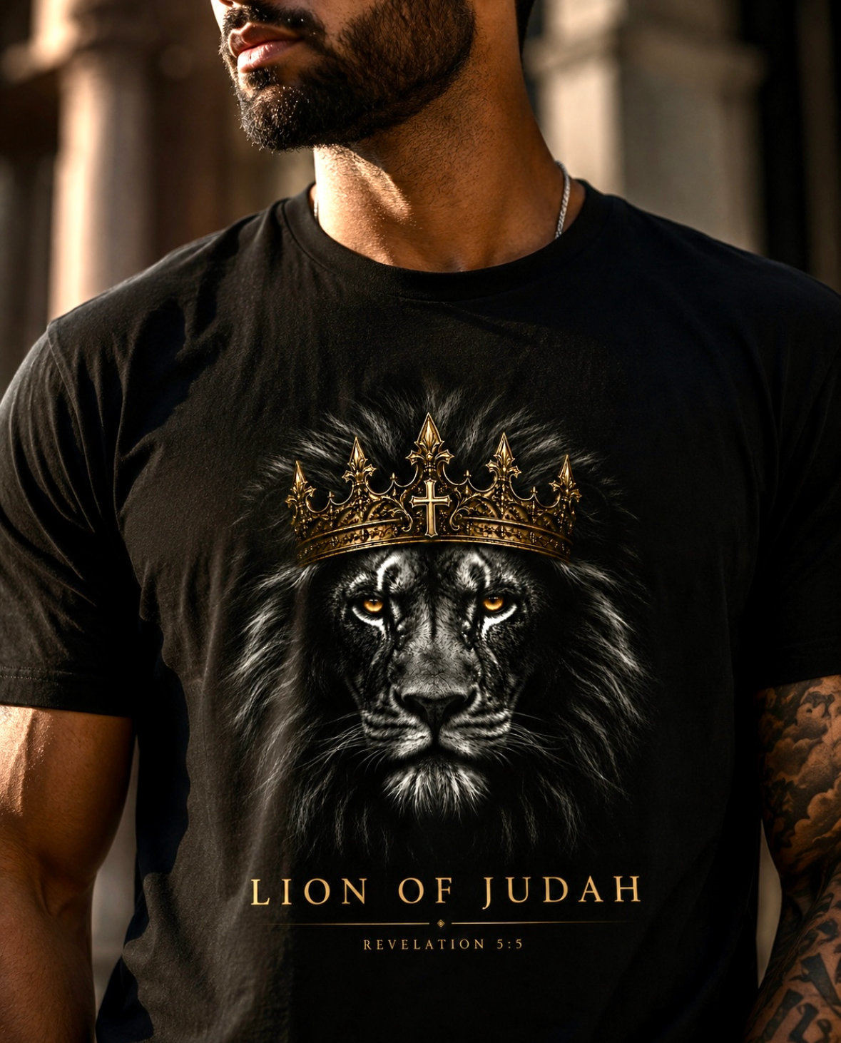 The Crowned Lion of Judah T-Shirt