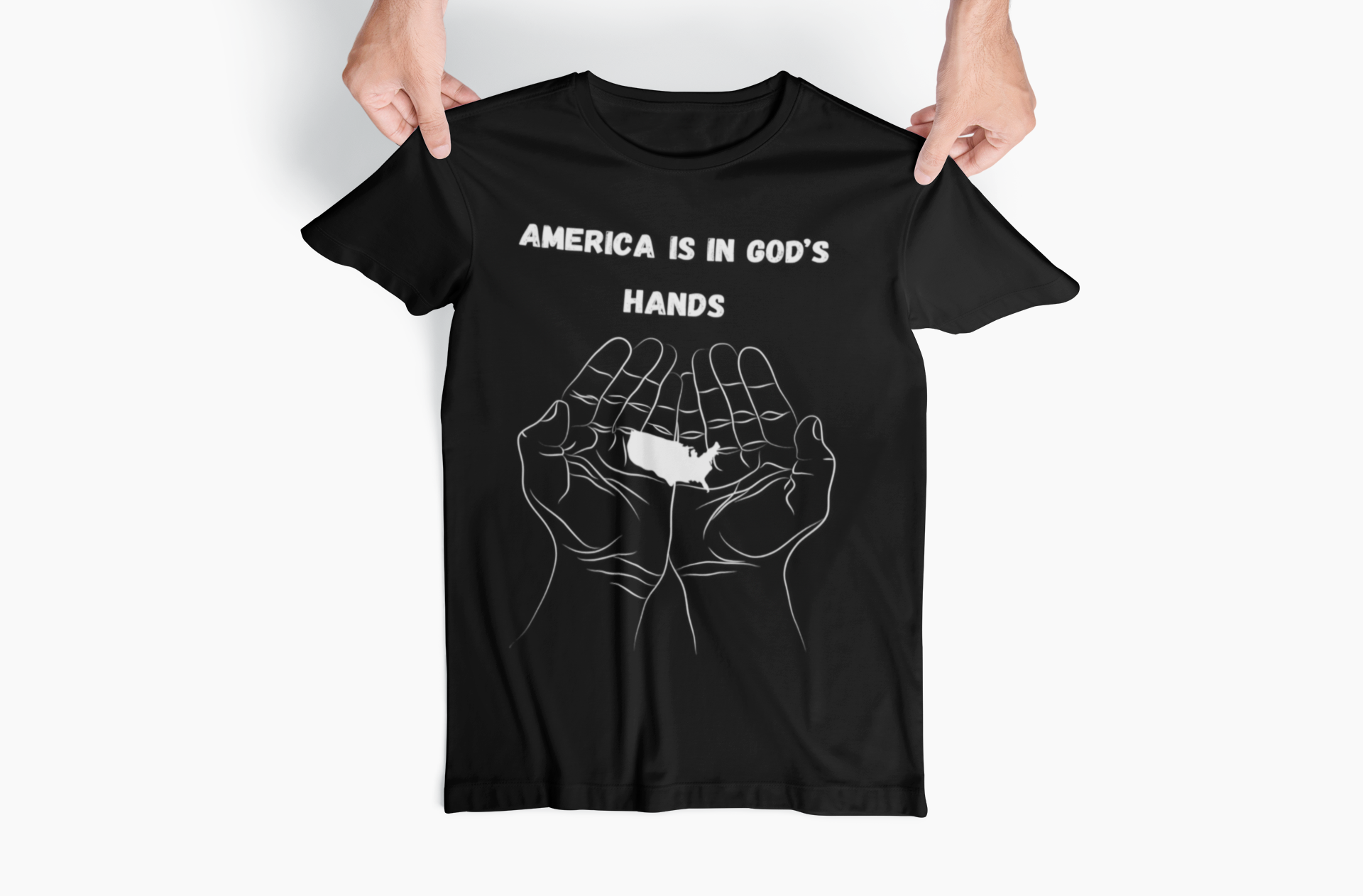 America Is in Gods Hands T Shirt