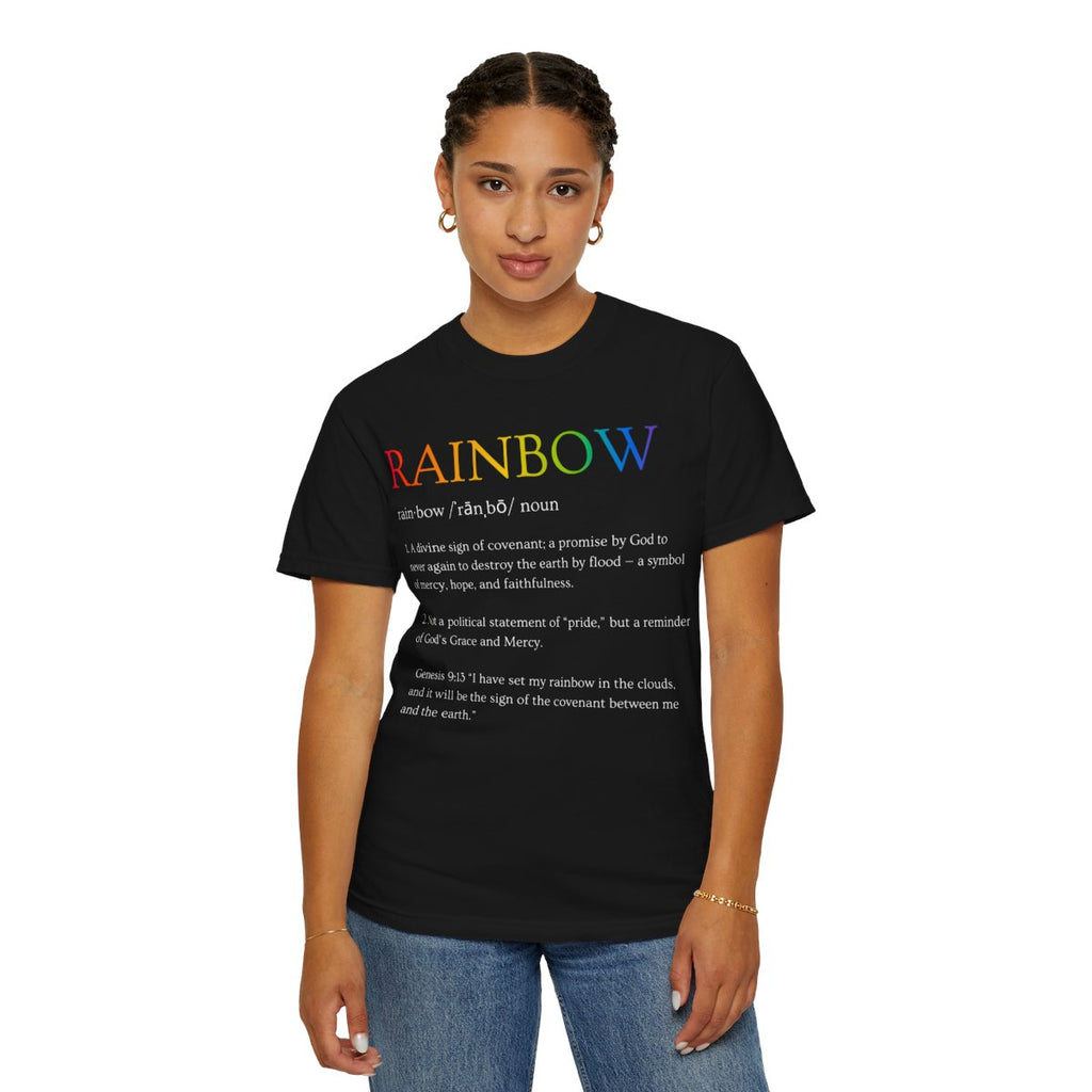 Rainbow Definition Black T-Shirt