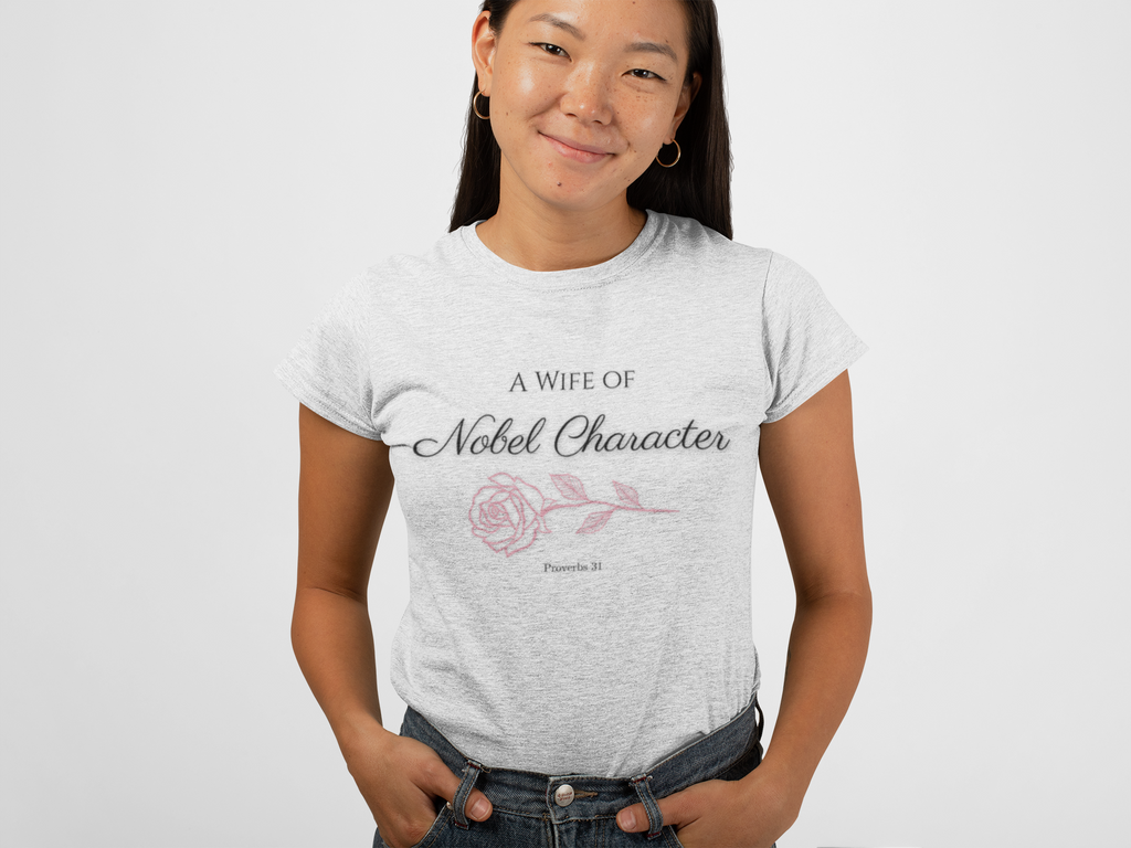 Proverbs 31 Floral Womens T-Shirt Inspirational Christian Quote Tee, Faith-Based Apparel, Mothers Day Gift, Christian Womens Clothing